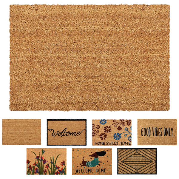 Coir Door Mat Outdoor & Indoor Heavy Duty - MILOSC