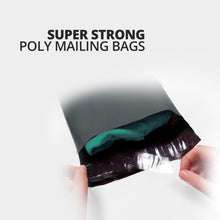 Pack of 100 Grey Mailing Poly Postal Self Seal Bags Strong Packing Mail Bags Posting Shipping Parcel Bags - MILOSC