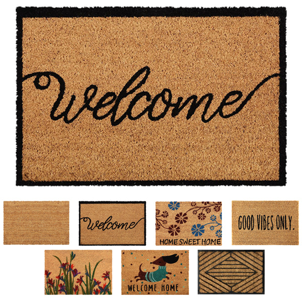 Coir Door Mat Outdoor & Indoor Heavy Duty - MILOSC