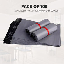 Pack of 100 Grey Mailing Poly Postal Self Seal Bags Strong Packing Mail Bags Posting Shipping Parcel Bags - MILOSC