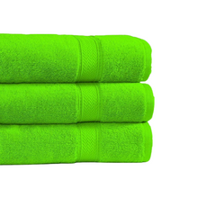 Pack of 3 Large Bath Sheets 550GSM 100% Cotton Breathable Towels Set Size 80x140 cm - MILOSC