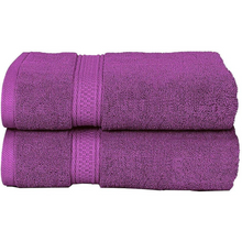 Pack of 2 Large Bath Towels Set Premium Quality Hotel Quality 100% Cotton (550GSM) - MILOSC