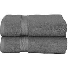 Pack of 2 Large Bath Towels Set Premium Quality Hotel Quality 100% Cotton (550GSM) - MILOSC