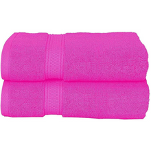 Pack of 2 Large Bath Towels Set Premium Quality Hotel Quality 100% Cotton (550GSM) - MILOSC