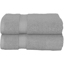 Pack of 2 Large Bath Towels Set Premium Quality Hotel Quality 100% Cotton (550GSM) - MILOSC