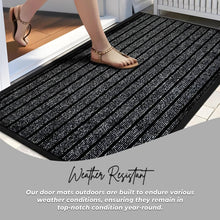 Milosc New Stripe Design Washable Non Slip Door mat Barrier Mats - MILOSC