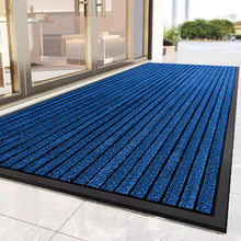 Milosc New Stripe Design Washable Non Slip Door mat Barrier Mats - MILOSC