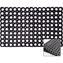 Milosc Rubber Ring Hollow Mat None Slip Doormat Washable Rubber Mat - MILOSC