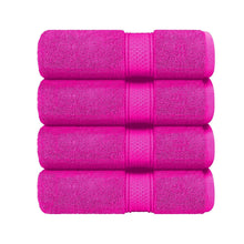 Pack of 4 Premium Quality Hand Towels(550GSM) For Bathroom Size 100% Cotton 50x80 cm - MILOSC