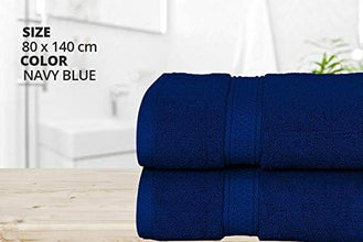 2 Pack Premium Quality Bath Sheet Sets (550GSM) Hotel Quality Size 80x140 cm - MILOSC