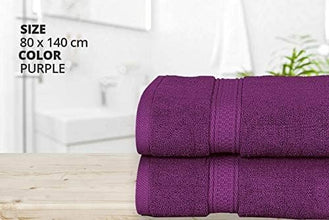 2 Pack Premium Quality Bath Sheet Sets (550GSM) Hotel Quality Size 80x140 cm - MILOSC