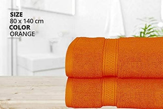 2 Pack Premium Quality Bath Sheet Sets (550GSM) Hotel Quality Size 80x140 cm - MILOSC