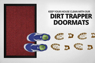 Doormat Dirt Trapper For Indoor & Outdoor Washable Barrier Mat - MILOSC