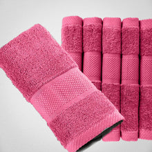 Pack of 12 Face Cloth Hand Cloth Wash Towels(500GSM) - MILOSC