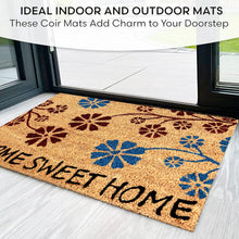 Non Slip Printed Mats 100% Natural Coir Coconut Mat 40x60 cm - MILOSC