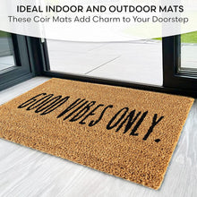 Non Slip Printed Mats 100% Natural Coir Coconut Mat 40x60 cm - MILOSC