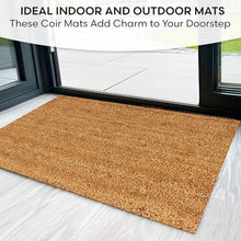 Non Slip Printed Mats 100% Natural Coir Coconut Mat 40x60 cm - MILOSC