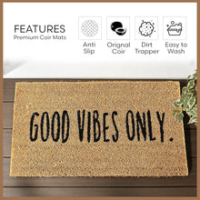 Non Slip Printed Mats 100% Natural Coir Coconut Mat 40x60 cm - MILOSC